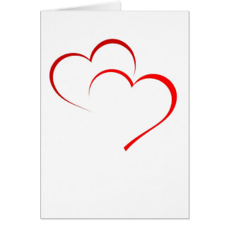 Double Heart Card
