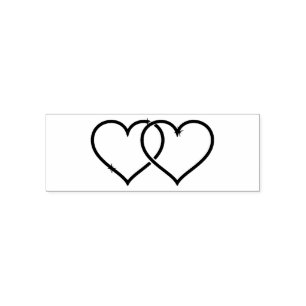 Double Hearts Stamp