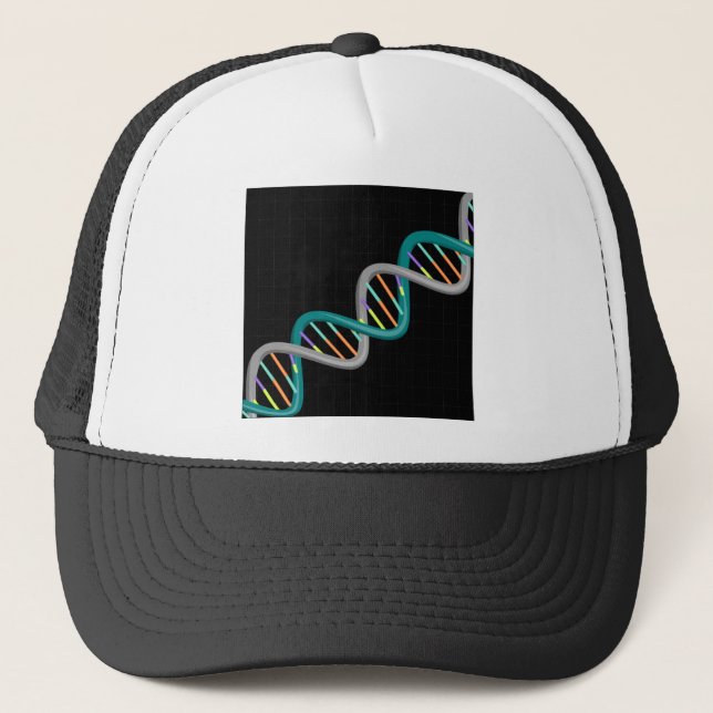 Double Helix Nucleic Acid Trucker Hat (Front)