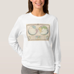 Double Hemisphere Map of the Climate T-Shirt