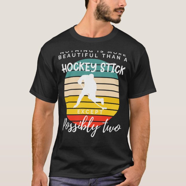 Double Hockey Stick Delight: Embrace the Beauty Te T-Shirt (Front)