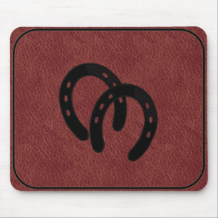 Double Horse-shoes BRANDED MOUSEPAD