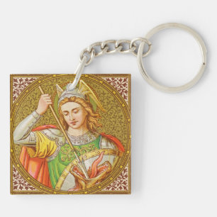 Double Image St. George (SNV 13) Key Ring