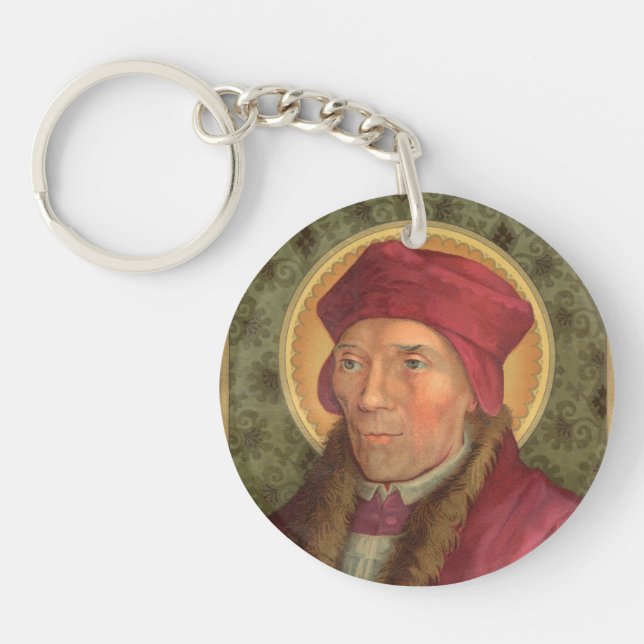 Double Image St. John Fisher (SAU 025) Key Ring (Front)
