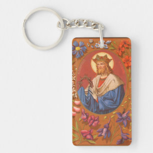 Double Image St. Louis IX the King (PM 05) Key Ring