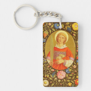 Double Image St. Stephen the ProtoMartyr (PM 08) Key Ring