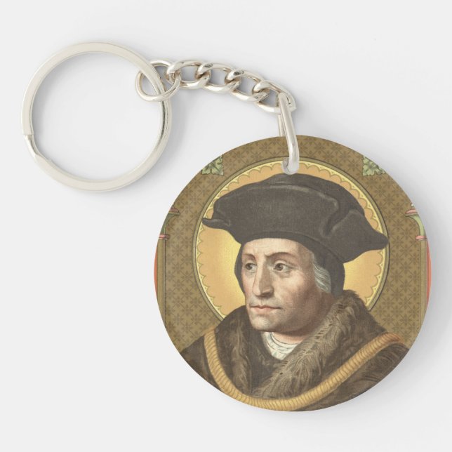Double Image St. Thomas More (SAU 026) Key Ring (Front)