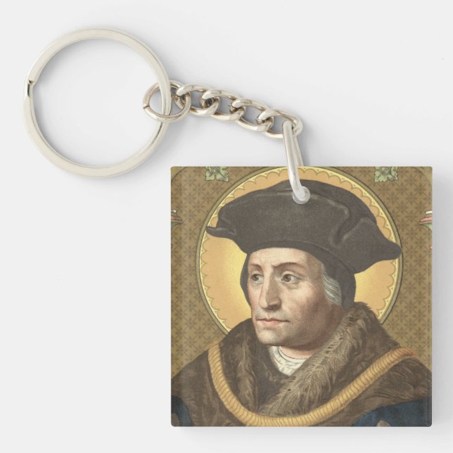 Double Image St. Thomas More (SAU 026) Key Ring (Front)