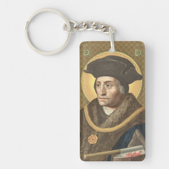 Double Image St. Thomas More (SAU 026) Key Ring (Front)