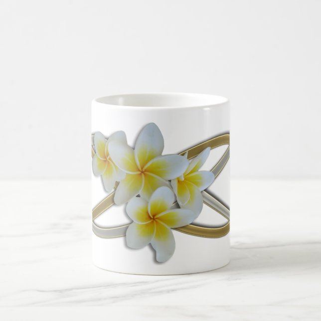 Double Infinity BiColor Frangipani Coffee Mug (Center)