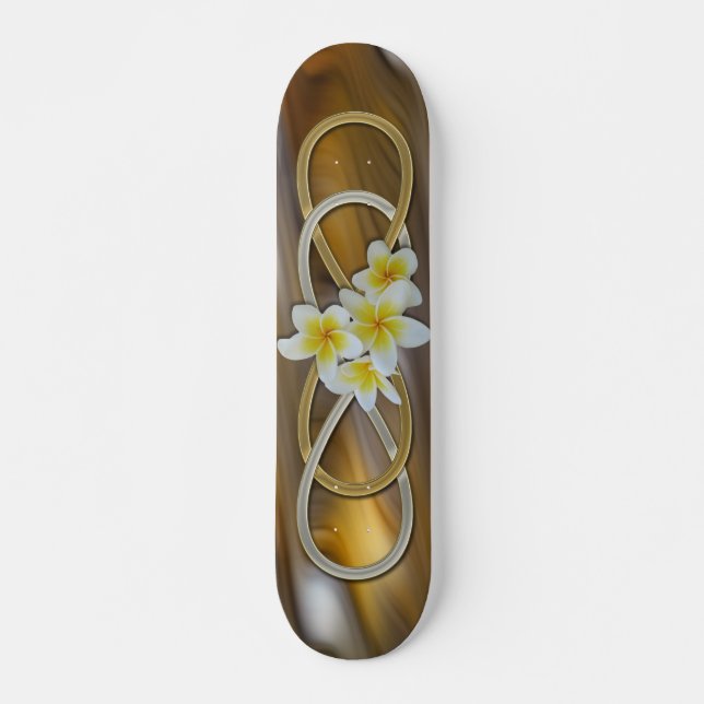 Double Infinity BiColor Frangipani Skateboard (Front)