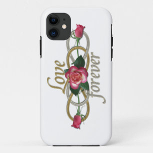 Double Infinity - Roses Love forever iPhone 11 Case