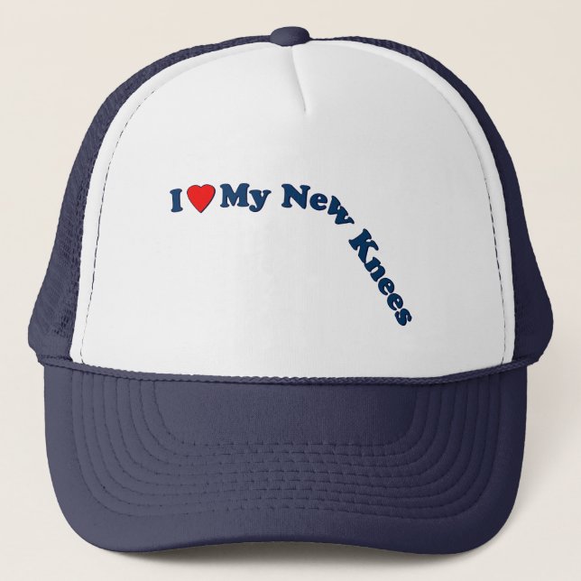 Double Knee Replacement Gifts | Get Well Trucker Hat (Front)