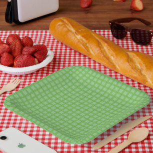 Double Leaf Circle by Kenneth Yoncich Paper Plate