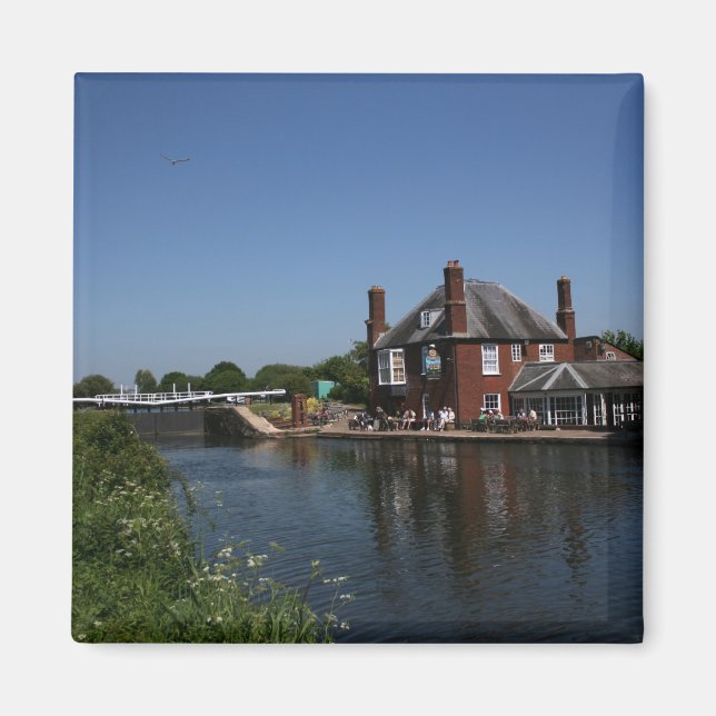 Double Locks Inn, Exeter, Devon, UK Magnet (Front)