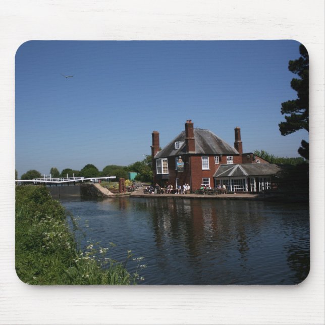 Double Locks Inn, Exeter, Devon, UK Mouse Mat (Front)