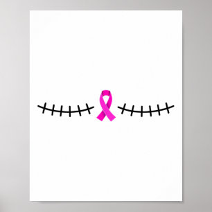 Double Mastectomy Scar Breast Cancer Survivor  Poster