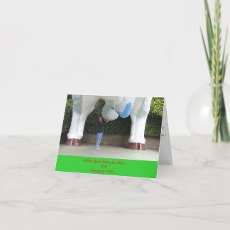 Double meaning humerous Christmas card