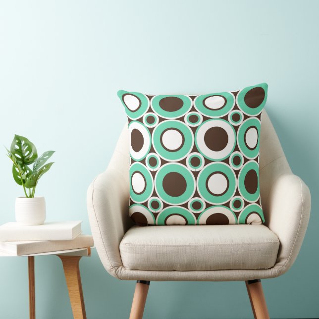 Double Mint Chocolate Doughnut With White Cushion (Chair)