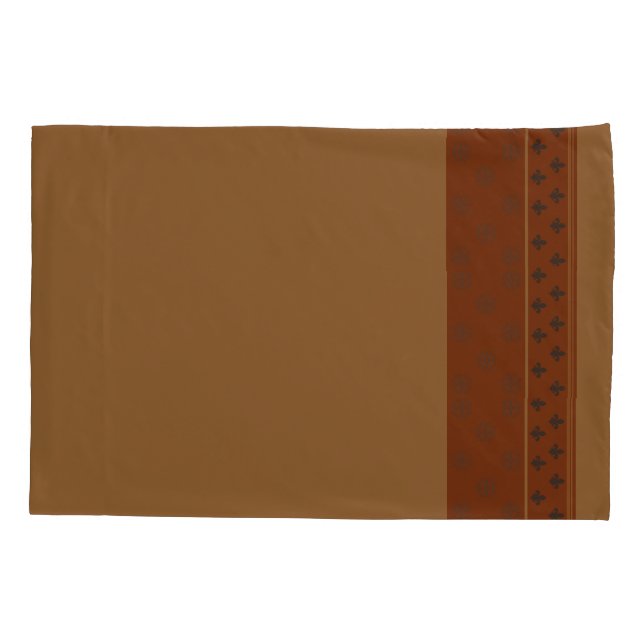 Double Orange Reversible Pillow Case (Back)