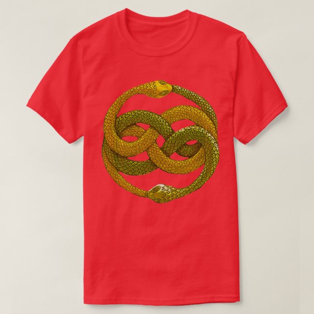Double Ouroboros Auryn  T-Shirt (Design Front)