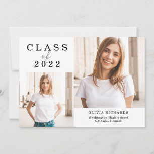 Double Photo   Class of 2022 Graduation Announcement
