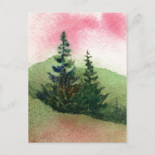 "Double Pines" Country Roads Postcard
