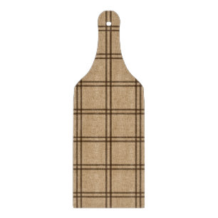 Double Plaid Pattern Cutting Board