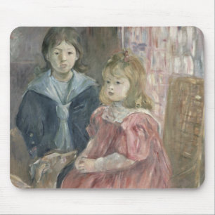 Double portrait of Charley and Jeannie Thomas, chi Mouse Mat