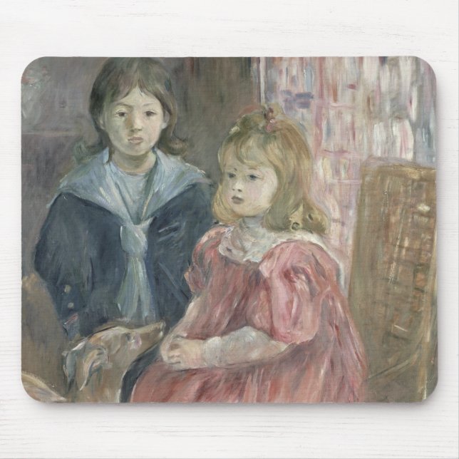 Double portrait of Charley and Jeannie Thomas, chi Mouse Mat (Front)