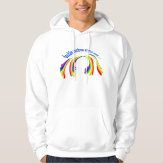 double rainbow all the way hoodie
