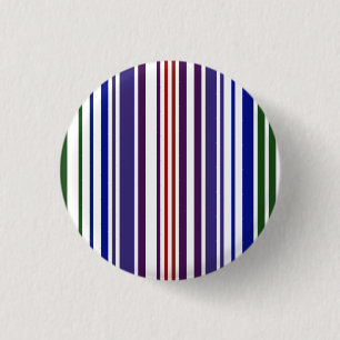 Double Rainbow Barcode 3 Cm Round Badge