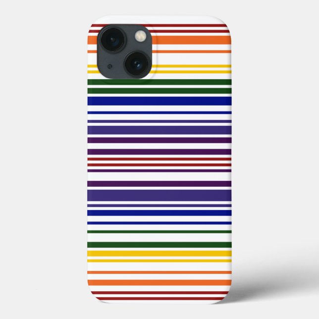 Double Rainbow Barcode Case-Mate iPhone Case (Back)