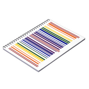 Double Rainbow Barcode Notebook