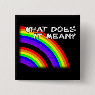 Double Rainbow Button Badge Pin Video