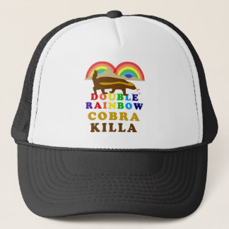 Double Rainbow Honey Badger Cobra Killa Trucker Hat