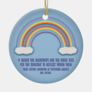 Double Rainbow Meaning Ceramic Tree Decoration