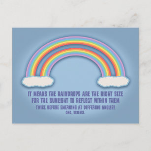 Double Rainbow Meaning Postcard