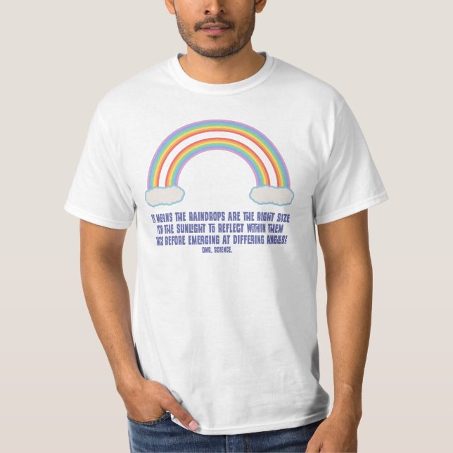 Double Rainbow Meaning T-Shirt (Front)