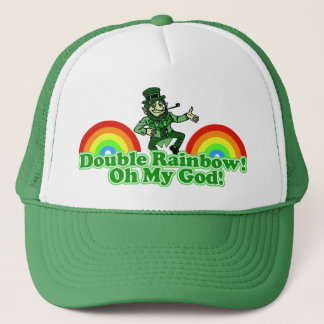 Double Rainbow Oh My God! Trucker Hat