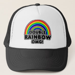 Double Rainbow OMG so intense Trucker Hat