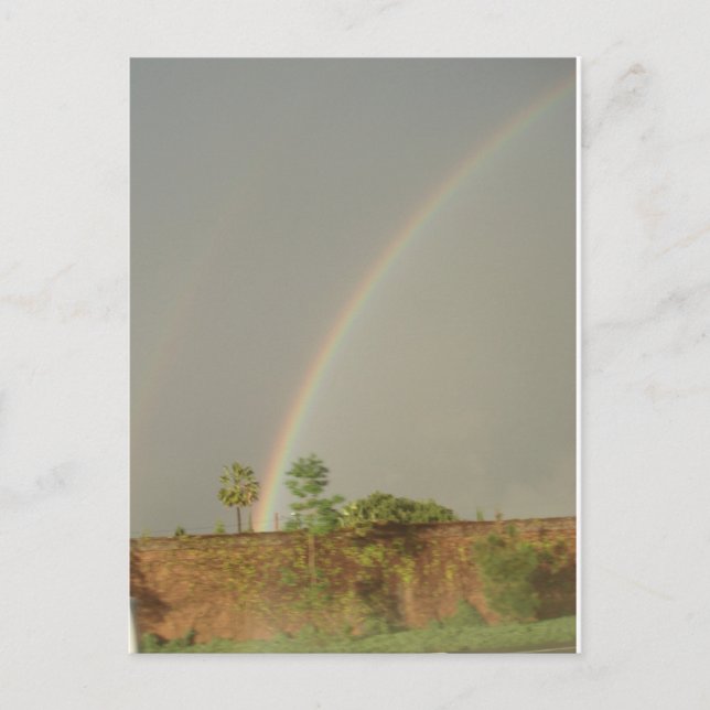 Double Rainbow, Orange County, CA Postcard (Front)