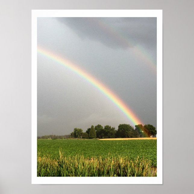 Double Rainbow Photo Poster (Front)