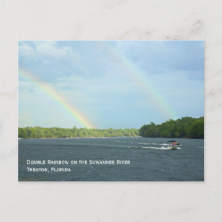 Double Rainbow Postcard
