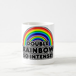 Double Rainbow so Intense Coffee Mug