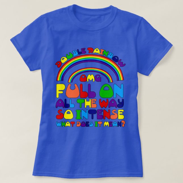 Double Rainbow Tee (Design Front)