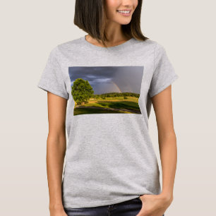 Double Rainbow Through Rain T-Shirt
