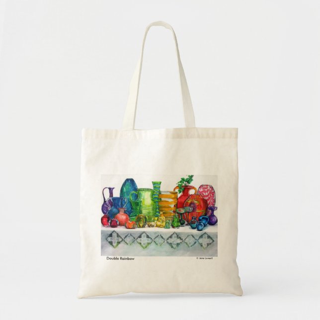 Double Rainbow Tote Bag (Front)