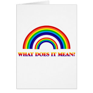 Double Rainbow. What does it mean?