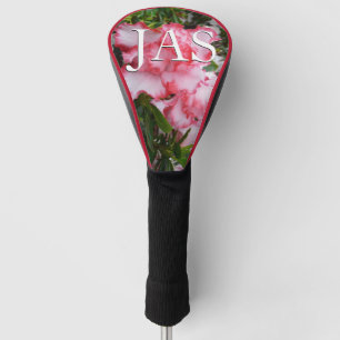 Double Red and White Azaleas Spring Floral Golf Head Cover
